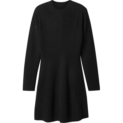 esmara Dámské pletené šaty černá – Zboží Dáma