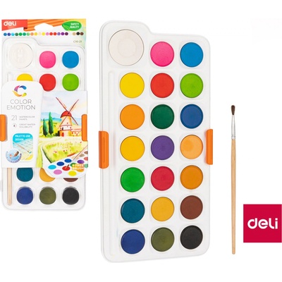 Deli se štětcem 28 mm 21 barev – Hledejceny.cz