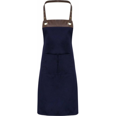 Premier PR 123 navy/brown Zástěra