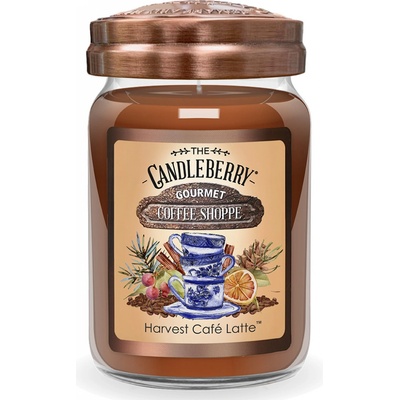 Candleberry Candle Coffee Shoppe Harvest Café Latte 624 g