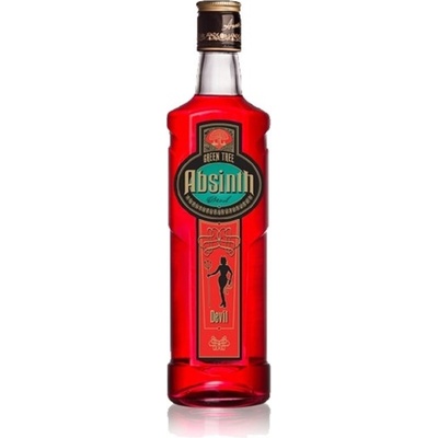 Devil Absinth Red 70% 0,7 l (holá láhev) – Zboží Mobilmania