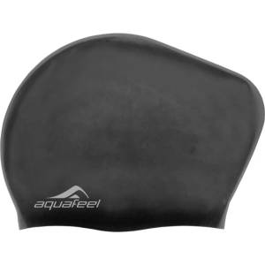 Aquafeel плувна шапка aquafeel long hair cap черен