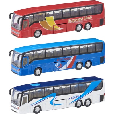 Halsall Teamsterz cestovní autobus 18 cm City Tour modrý