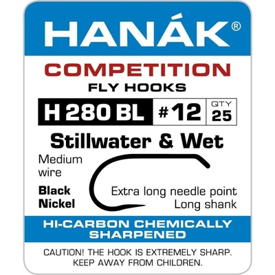 Hanák Competition Muškařský háček jezerní a mokré mušky vel.14 25 ks