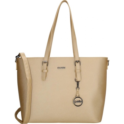 Zlatá prémiová shopper kabelka „Rachel“