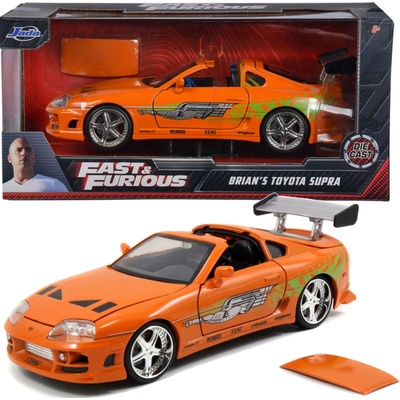 Jada F&F Toyota Supra oranžová 1995 1:24
