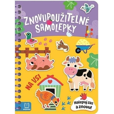 Znovupoužitelné samolepky Na vsi Agnieszka Bator