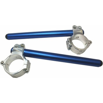 ACCOSSATO Pair of raised clip-on ACCOSSATO CP004 +10 mm 10 degrees inclination, blue