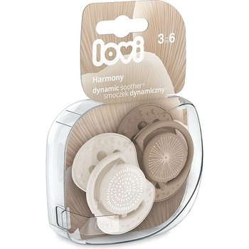 Lovi silikon dynamické cumlíky Harmony pudrová