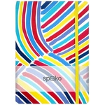 Spoko Blue Brush A/5 96-sheet hardcover lined notebook (S081510503)