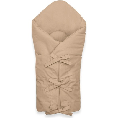 New Baby Klasická šnurovacia zavinovačka cappuccino