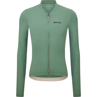 Santini Фланелка с дълъг ръкав за колоездене Santini Sensation L/S Jersey Cycling jersey - Verde Salvia (056-3862-0215)