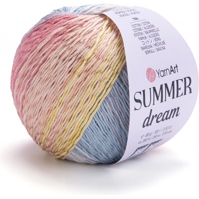 YarnArt Příze Summer dream 4307 duhový pastelový melír