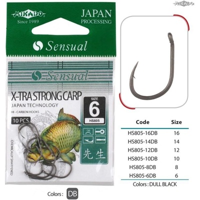 MIKADO SENSUAL-X-TRA STRONG Carp veľ.8 10ks