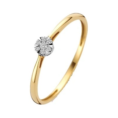 Blush Диамантен пръстен от бяло и жълто злато Blush 1675BDI (1675BDI)