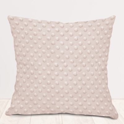 Biante Minky 3D bodky MKP-010 Púdrovo béžová 30 x 50 cm