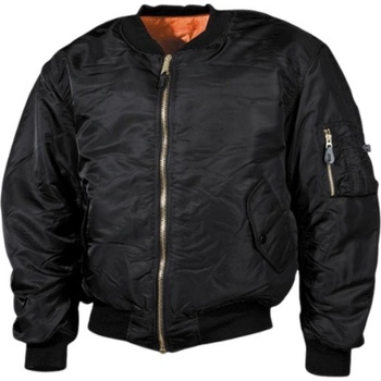 Bunda MFH MA1 bomber pilot čierna