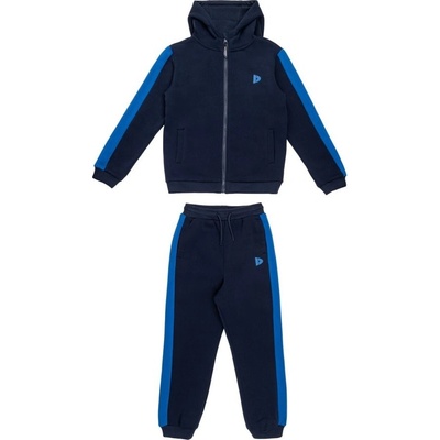 Donnay Flc FZ T/Suit Jn99 Navy/Royal