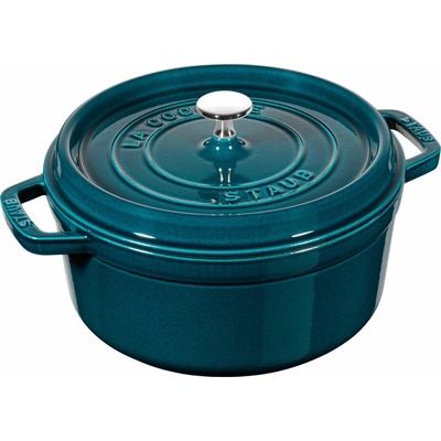 Staub Liatinový hrniec s pokrievkou Cocotte, morská modrá, 24 cm / 3,8 l 1003838