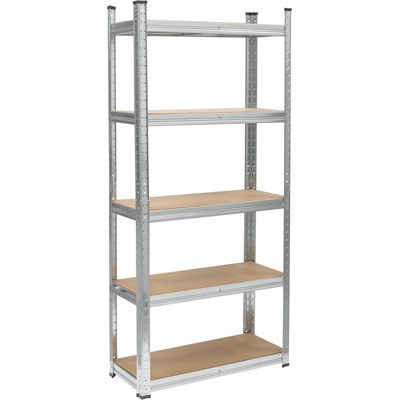 Regál 150 x 70 x 30 cm 5 políc pozink L-RB-1255