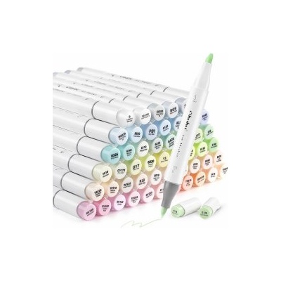 Ohuhu Маркери двувърхи Honolulu Pastel 48 цвята