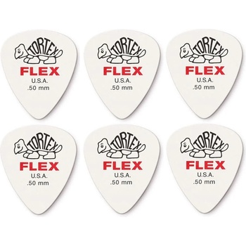 Image 1 of Dunlop 428R 0.50 Tortex Перце за китара (428R50-6PACK-SET)