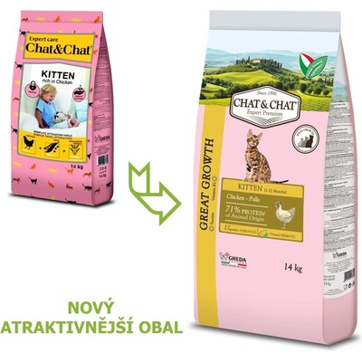 Chat & Chat Expert Kitten Chicken 14 kg