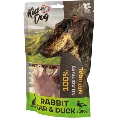 KidDog Super Premium kachní prsa na králičím uchu 150 g