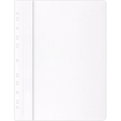 Office Products Папка Office Products с прозрачно лице европерф, бяла (06083-А-БЯЛ)