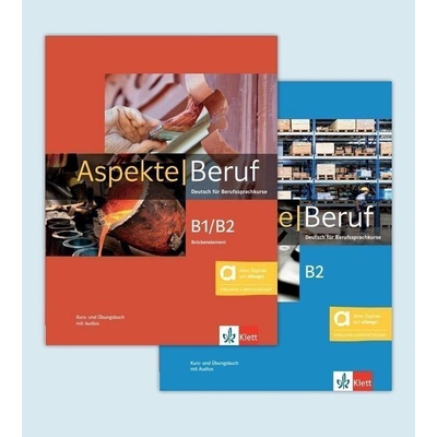 Aspekte Beruf B1/B2 Brücken. & B2 – Hybride Ausgabe – Kursb./Übungs. + MP3 allango.net + Lizenz (24 Monate)