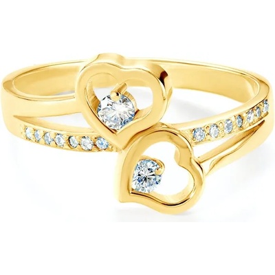 SAVICKI Годежен пръстен сърце: злато. диамант