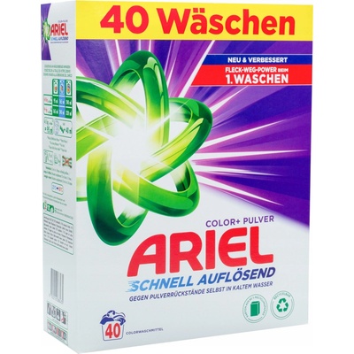 Ariel Color+ prášek na barevné prádlo 2,4 kg 40 PD