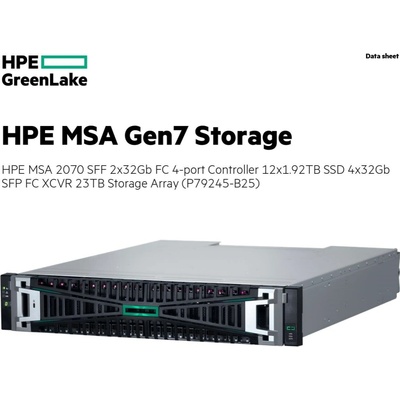 HP Enterprise MSA 2070 P79245-B25