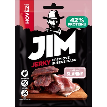 Jim Jerky Jerky Говежди бекон 23 г