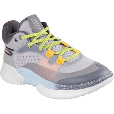 Skechers Мъжки маратонки Skechers Basketball SKX Resagrip Trainers Mens - Grey/White