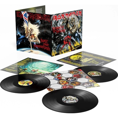 IRON MAIDEN - THE NUMBER OF THE BEAST/THE BEAST OVER HAMMERSMITH LP
