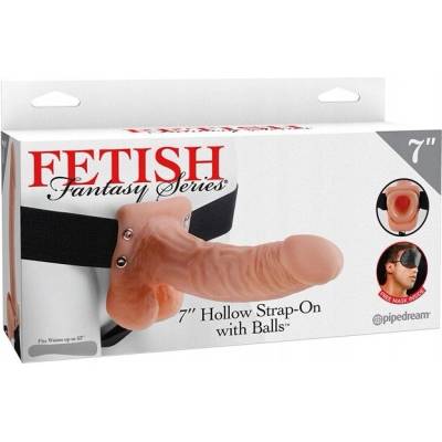 Fetish Fantasy Dildo na popruhoch 18,9 cm telovej farby