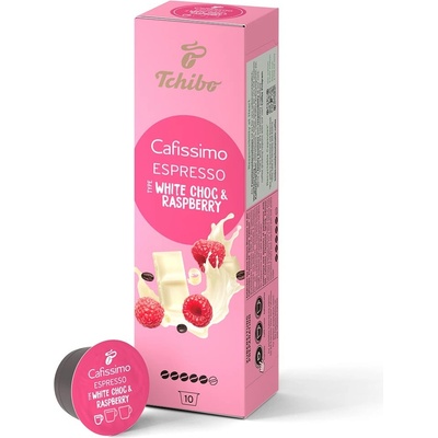 Tchibo Cafissimo Espresso bílá čokoláda & malina 10 ks – Hledejceny.cz