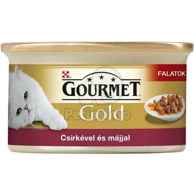 Gourmet Gold chicken & liver 24x85 g