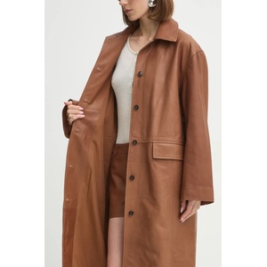 Herskind Кожено палто Halston (5470175)