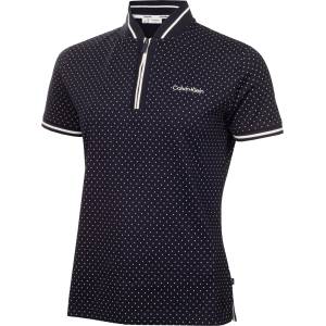 Calvin Klein Golf Блуза с яка Calvin Klein Golf Women's Short Sleeve Performance Polo Shirt - Navy
