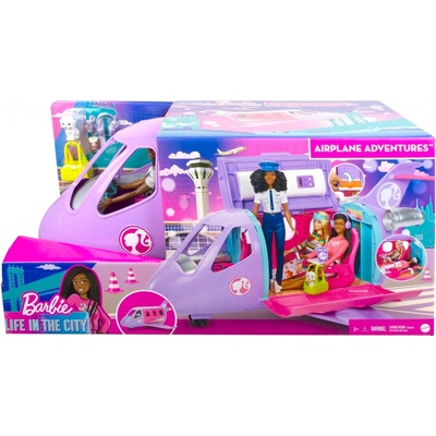 Barbie Letecké dobrodružstvo Lietadlo + HCD49