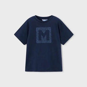 MAYORAL Тениска къс ръкав basic Морскосин цвят за мини момче Mayoral
