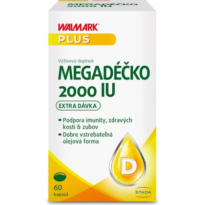 Walmark Megadéčko 2000 IU 2024 60 kapsúl