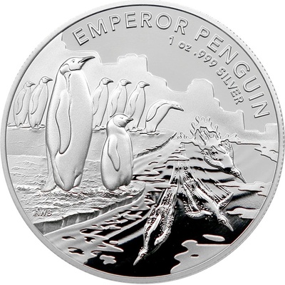 Australian Antarctic Territory Emperor Penguin Strieborná minca 1 oz 2023