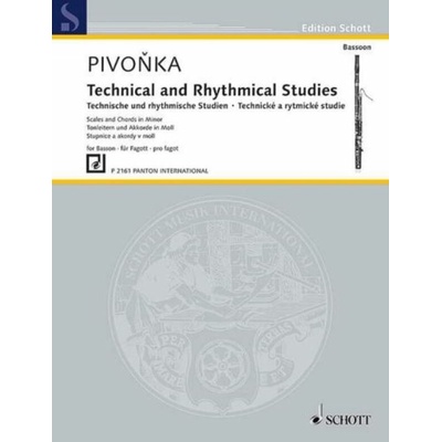 Technické a rytmické studie pro fagot Stupnice a akordy v moll