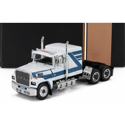 IXO MODELS FORD LTL-9000 TRACTOR TRUCK 3-ASSI 1978 WHITE BLUE 1:64