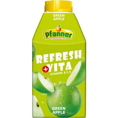Pfanner Refresh Vita Zelené jablko 10 % 0,5 l