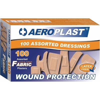 Aero Aeroplast náplasti různých velikostí bez latexu 100 ks