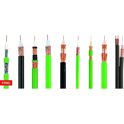 Helu 400245 video kabel zelená 500 m